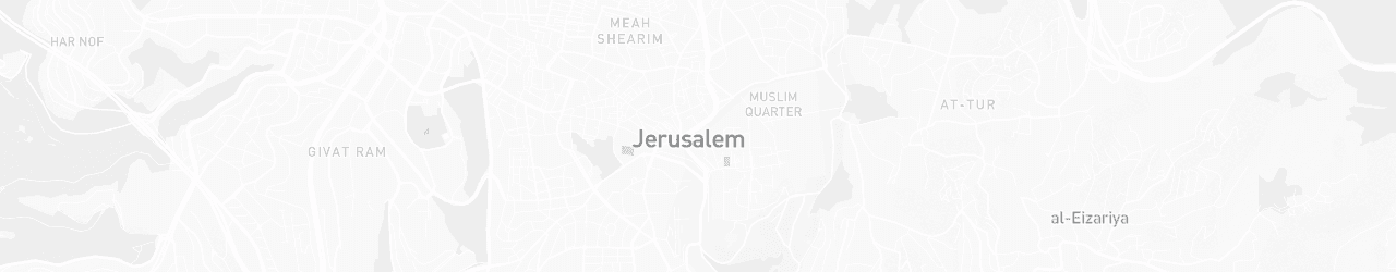Carte de Jérusalem